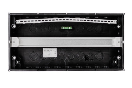 Корпус модульный пластиковый встраиваемый ЩРВ-П-18 PRIME черный IP41 IEK