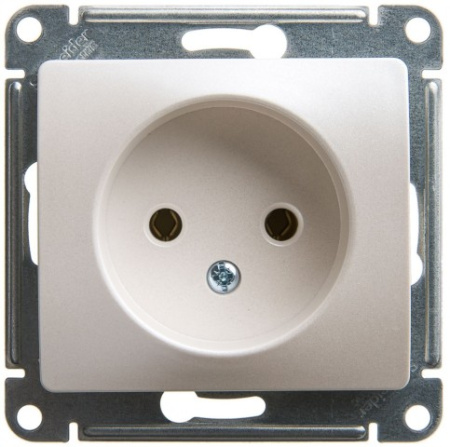 Розетка без заземления без шторок Schneider Electric Glossa GSL000641 Перламутр