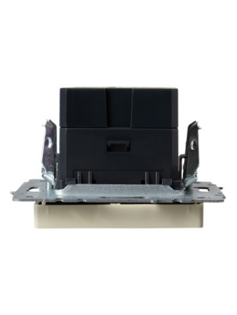 BRITE Розетка USB A+C 18Вт РЮ11-1-БрКр бежевый IEK