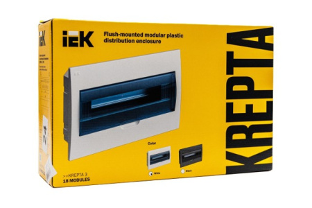 KREPTA 3 Корпус пластиковый  ЩРВ-П-18  IP41 белый ИЭК