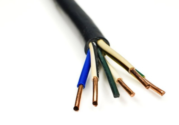 Кабель ВВГ-нг(А)-LS 5*6,0ok(N,PE)-0,66