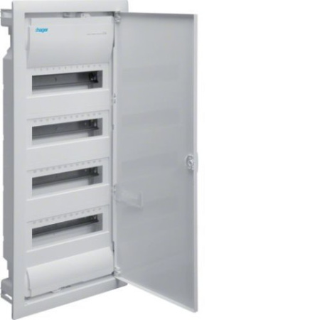 Щит cкрытой установки 48 мест, QC клеммы, (756х348х89) IP-30 // Hager - Volta (Белая дверь)