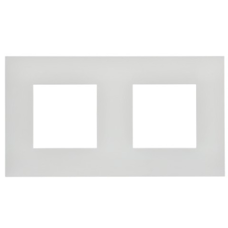 SKANDY Рамка 2-местная SK-F02W арктический белый IEK