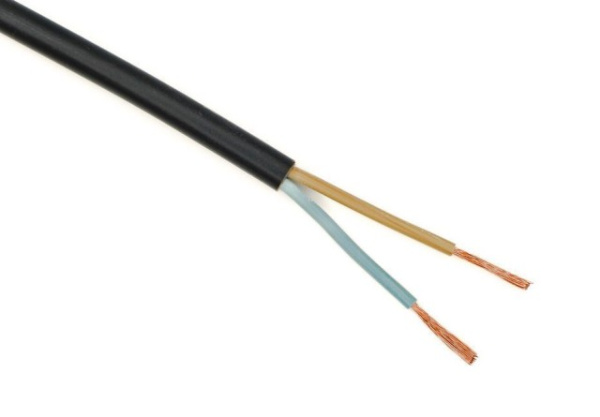 Купить Провод ПВС 2*1,5 380 В (Бухта 100м) чёрный  ВЭКЗ в Минске