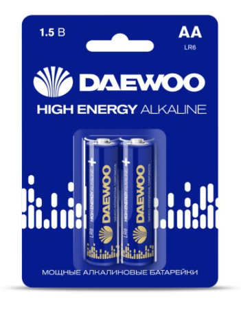 LR 6         DAEWOO High Energy Alkaline  BL-2