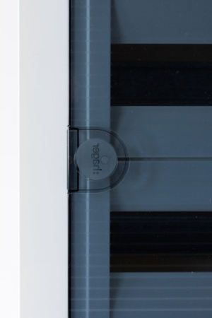 Щит cкрытой установки 24 места, винтовые клеммы, (382х318х72), IP-40 // Hager - Golf (Прозрачная матовая дверь)