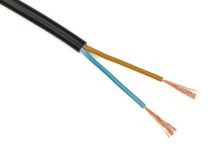 Провод ПВСнг(А)-LS 2х0,75 чёрный