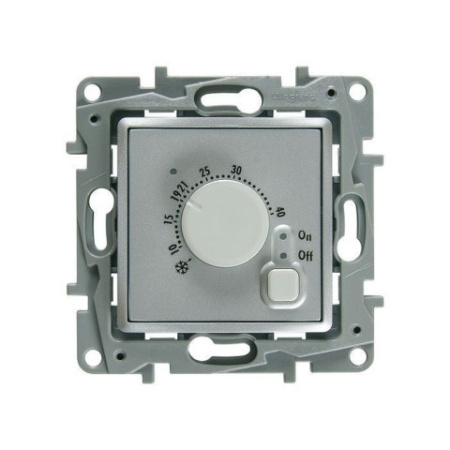 Etika - Термостат для теплых полов с внешним датчиком (алюминий)