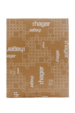 Щит открытой установки 54 места, винтовые клеммы, (500х390х99), IP-40 // Hager - Golf (Прозрачная матовая дверь) фото в интернет-магазине БелЭлектрикМонтаж