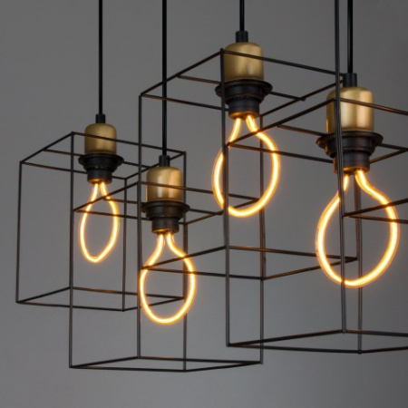 BL150/Светодиодная лампа Art filament 4Вт E27 2400K 4W round