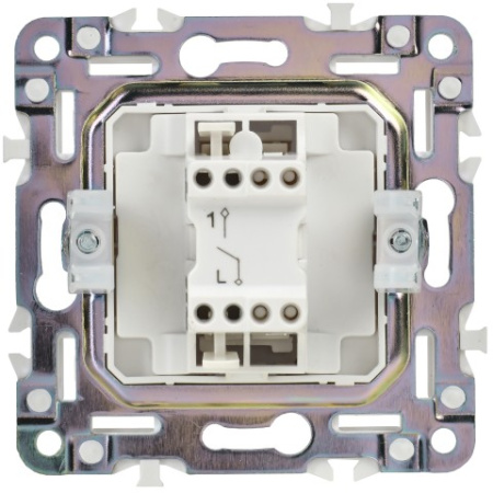 SKANDY Выключатель 1-клавишный 10А SK-V01W арктический белый IEK