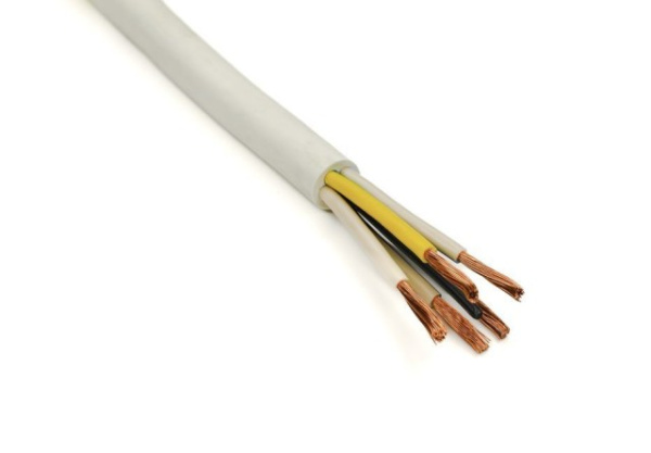 Купить Провод ПВС 5*4,0 белый в Минске