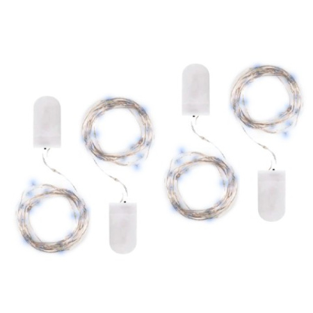 Гирлянды DC-G05-20WS4, комплект 4 шт., бел., 20 LED, 2xCR2032