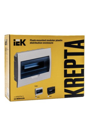 KREPTA 3 Корпус пластиковый  ЩРВ-П-12 IP41  белый ИЭК