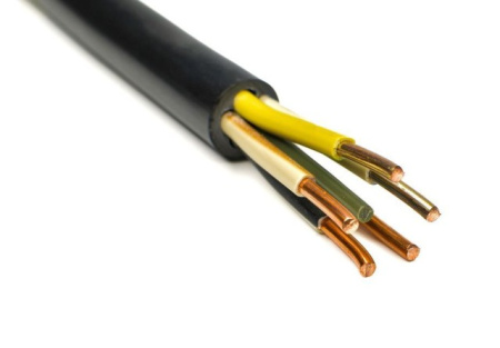 Кабель ВВГнг(А)-LS 5х10.0 - 0,66 (ТУ ВY) черн