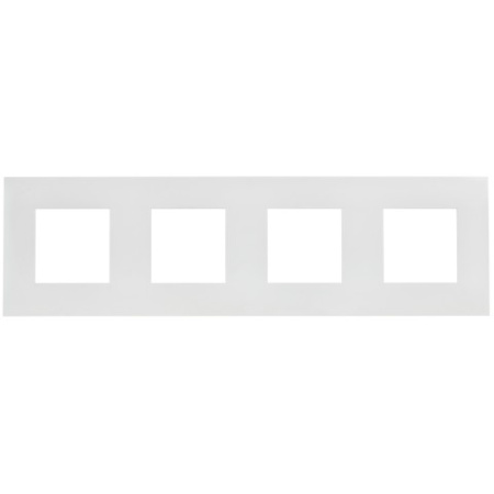 SKANDY Рамка 4-местная SK-F04W арктический белый IEK