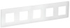 SKANDY Рамка 5-местная SK-F05W арктический белый IEK