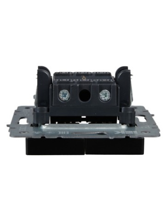 BRITE Выключатель жалюзи 10А ВС10-1-5-БрЧ черный IEK фото в интернет-магазине БелЭлектрикМонтаж