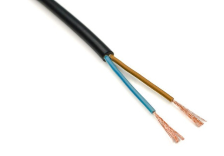 Провод ПВСнг(А)-LS 2х0,75 чёрный