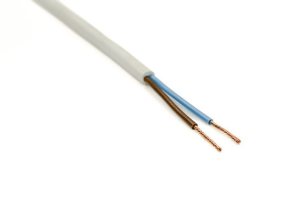Провод ПВС 2х1,0 БЕЛЫЙ