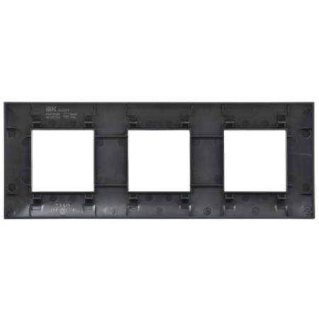 SKANDY Рамка 3-местная SK-F03Bl черный IEK