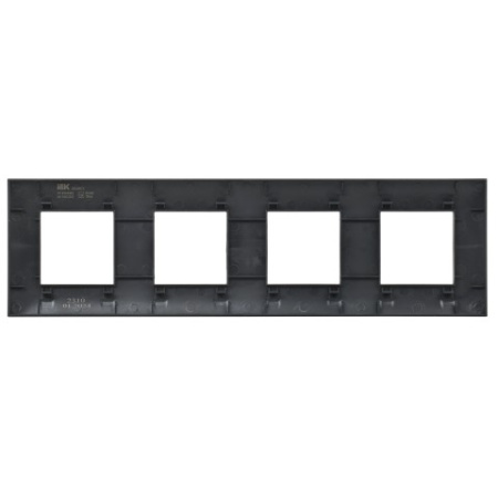 SKANDY Рамка 4-местная SK-F04Bl черный IEK