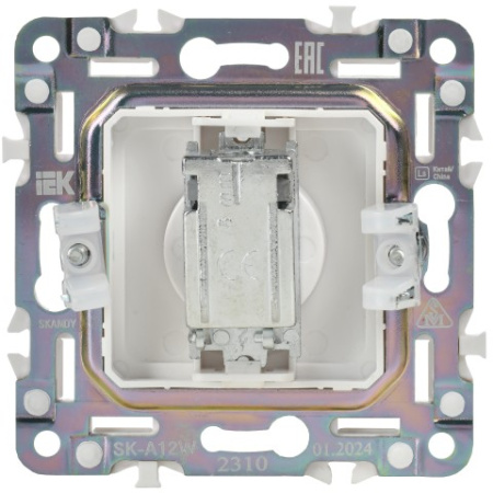 SKANDY Розетка TV оконечная SK-A12W арктический белый IEK