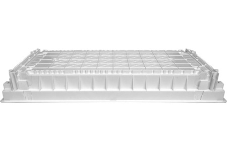 U48EP IT, Щит встраиваемый мультимедийный, 4 ряда, металл. дверца со слотами для охлаждения, IP30