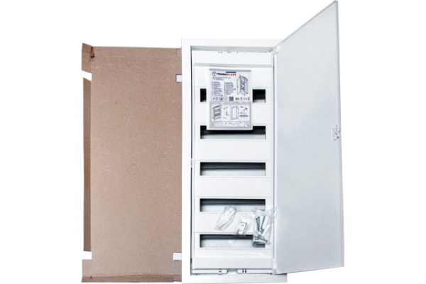 Купить U60EP, Щит встраиваемый, 5 рядов, 60+10 мод., металл. дверца, IP40 в Минске