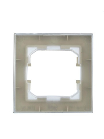 BRITE Рамка 1-местная IP44 РУ-1-БрА-44 алюминий IEK