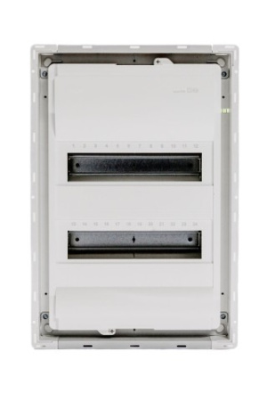 Щит cкрытой установки 24места, QC клеммы, (506х348х89) IP-30 // Hager -Volta (Белая дверь)