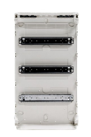 Щит открытой установки 36 мест, винтовые клеммы, (500х282х99), IP-40 // Hager - Golf (Прозрачная матовая дверь)
