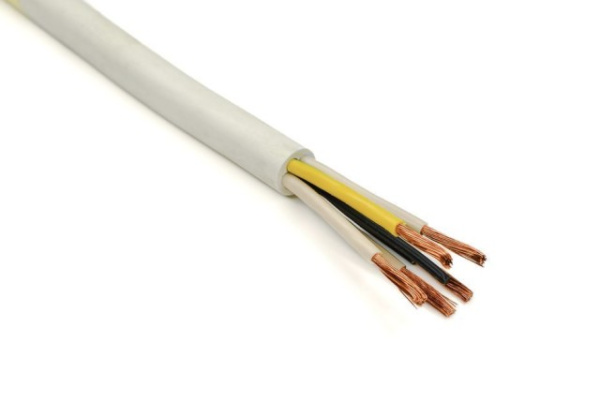 Купить Провод ПВС 5*4,0 белый в Минске