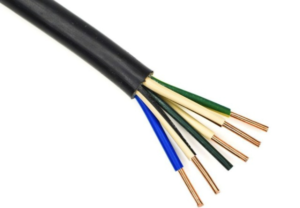 Кабель ВВГ-нг(А)-LS 5*6,0ok(N,PE)-0,66